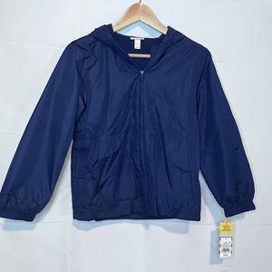 NWT Kids' Windbreaker Jacket - Cat
& Jack™ Navy Size Medium